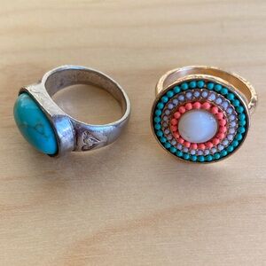 Beachy rings bundle of 2